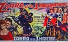 Zorro e i tre moschiettieri - Belgian Movie Poster (xs thumbnail)