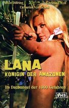 Lana - K&ouml;nigin der Amazonen - German VHS movie cover (xs thumbnail)