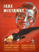 The Unsuspected - Danish Movie Poster (xs thumbnail)