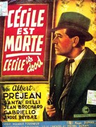 C&egrave;cile est morte! - Belgian Movie Poster (xs thumbnail)