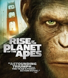 Rise of the Planet of the Apes - Blu-Ray movie cover (xs thumbnail)