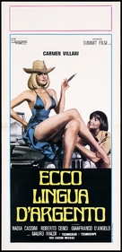 Ecco lingua d&#039;argento - Italian Movie Poster (xs thumbnail)