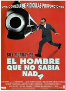 The Man Who Knew Too Little - Spanish Movie Poster (xs thumbnail)