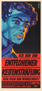 I Am a Fugitive from a Chain Gang - German Movie Poster (xs thumbnail)