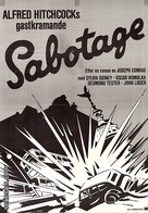 Sabotage - Swedish Movie Poster (xs thumbnail)