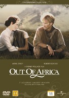 Out of Africa - Danish DVD movie cover (xs thumbnail)