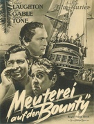 Mutiny on the Bounty - German poster (xs thumbnail)