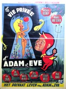 The Private Lives of Adam and Eve - Belgian Movie Poster (xs thumbnail)