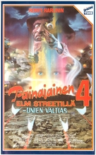 A Nightmare on Elm Street 4: The Dream Master - Finnish VHS movie cover (xs thumbnail)