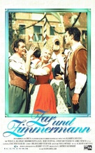 Zar und Zimmermann - German VHS movie cover (xs thumbnail)