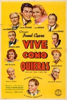 You Can&#039;t Take It with You - Argentinian Movie Poster (xs thumbnail)