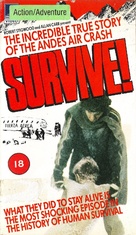 Survive - British VHS movie cover (xs thumbnail)