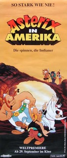 Asterix in Amerika - German Movie Poster (xs thumbnail)