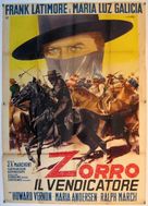 La venganza del Zorro - Italian Movie Poster (xs thumbnail)