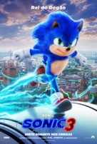 Sonic the Hedgehog 3 - Brazilian Movie Poster (xs thumbnail)