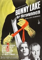 Bunny Lake Is Missing - Swedish Movie Poster (xs thumbnail)