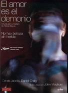 Love Is the Devil: Study for a Portrait of Francis Bacon - Spanish DVD movie cover (xs thumbnail)