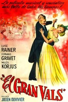 The Great Waltz - Spanish Movie Poster (xs thumbnail)
