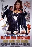 Don Franco e Don Ciccio nell&#039;anno della contestazione - Italian Movie Poster (xs thumbnail)