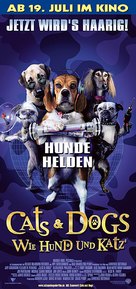 Cats &amp; Dogs - German Movie Poster (xs thumbnail)