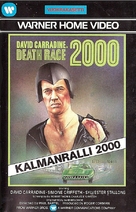 Death Race 2000 - Finnish VHS movie cover (xs thumbnail)