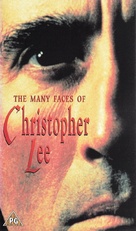 The Many Faces of Christopher Lee - British VHS movie cover (xs thumbnail)