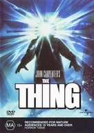 The Thing - Australian DVD movie cover (xs thumbnail)