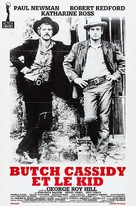 Butch Cassidy and the Sundance Kid - French Re-release movie poster (xs thumbnail)