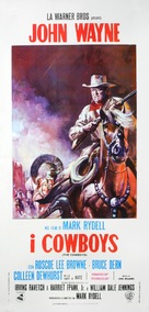 The Cowboys - Italian Movie Poster (xs thumbnail)