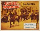 Sunset in Wyoming - Movie Poster (xs thumbnail)