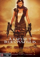 Resident Evil: Extinction - Hungarian Movie Poster (xs thumbnail)