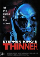 Thinner - Australian DVD movie cover (xs thumbnail)