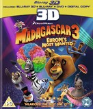 Madagascar 3: Europe&#039;s Most Wanted - British Blu-Ray movie cover (xs thumbnail)