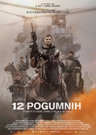 12 Strong - Slovenian Movie Poster (xs thumbnail)
