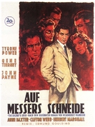 The Razor's Edge - German Movie Poster (xs thumbnail)