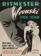 Rittmeister Wronski - Danish Movie Poster (xs thumbnail)