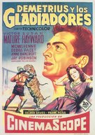 Demetrius and the Gladiators - Spanish Movie Poster (xs thumbnail)