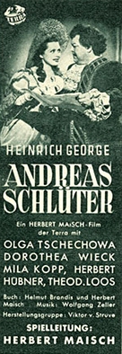 Andreas Schl&uuml;ter - German poster (xs thumbnail)