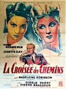 La crois&eacute;e des chemins - French Movie Poster (xs thumbnail)