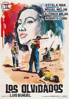 Los olvidados - Spanish Movie Poster (xs thumbnail)