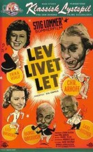 Lev livet let - Danish VHS movie cover (xs thumbnail)