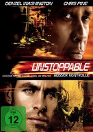 Unstoppable - German DVD movie cover (xs thumbnail)