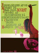 Marat/Sade - Danish Movie Poster (xs thumbnail)
