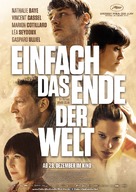 Juste la fin du monde - German Movie Poster (xs thumbnail)