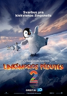 Happy Feet Two - Lithuanian Movie Poster (xs thumbnail)