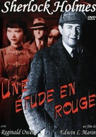 A Study in Scarlet - French DVD movie cover (xs thumbnail)