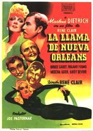 The Flame of New Orleans - Spanish Movie Poster (xs thumbnail)