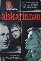 &Auml;lskarinnan - Swedish Movie Poster (xs thumbnail)