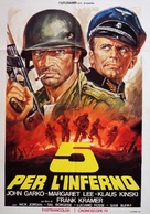 5 per l&#039;inferno - Italian Movie Poster (xs thumbnail)