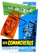 The Comancheros - French Theatrical movie poster (xs thumbnail)
